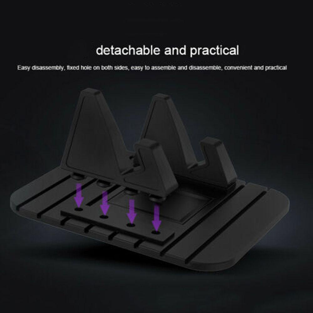 Glees Giá Đỡ Điện Thoại Bằng Silicon Chống Trượt Gắn Bảng Điều Khiển Xe Hơi