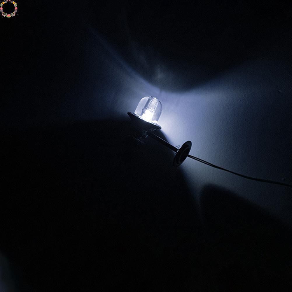 10 Đèn tường mô hình bàn cát A Phần ánh sáng trắng xanh 1:87 Đèn tường ánh sáng trắng 3V / 12V chất lượng cao