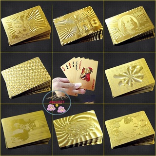 Bộ bài tây mạ vàng may mắn tài lộc