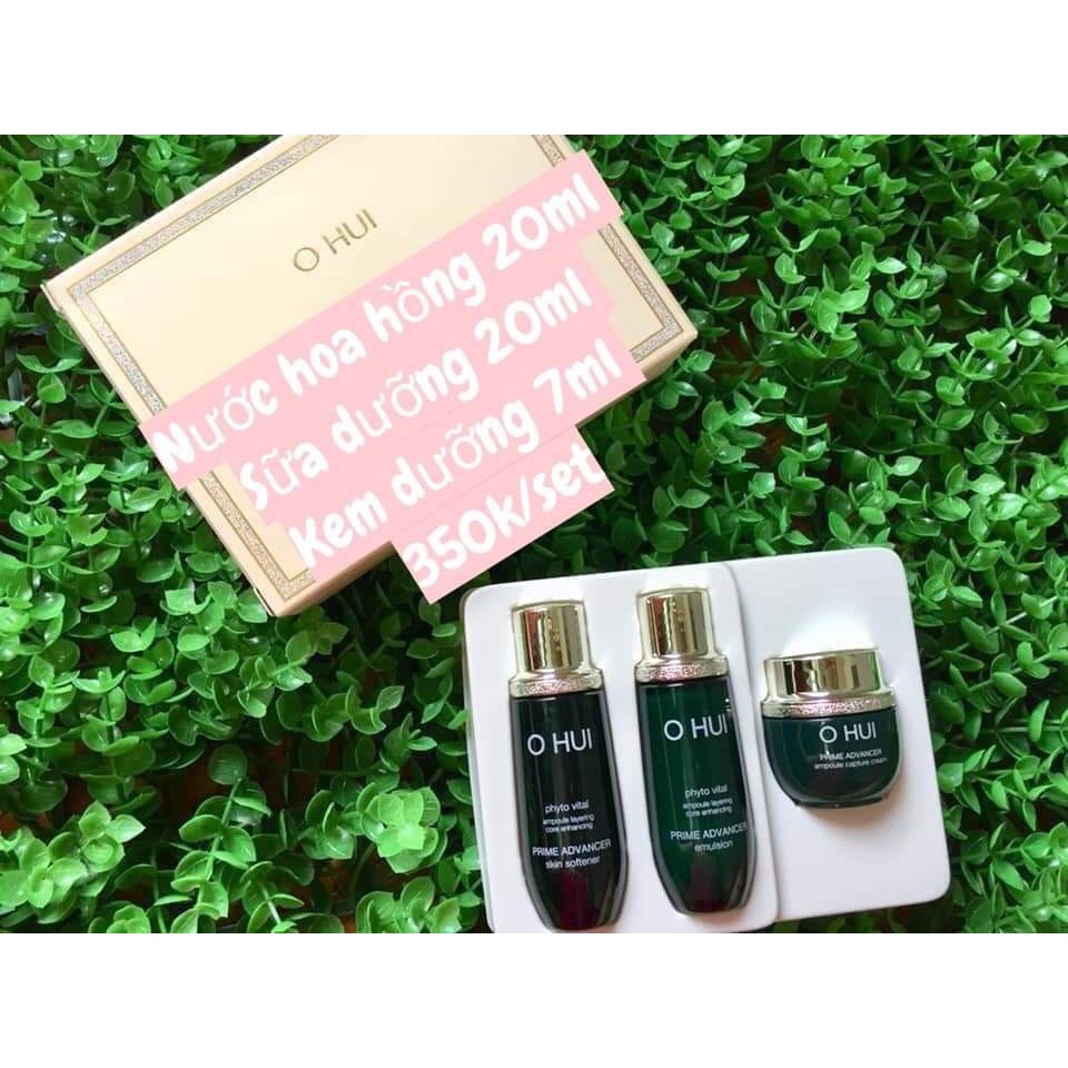 Set Ohui Prime Advancer Xanh mini 3 món