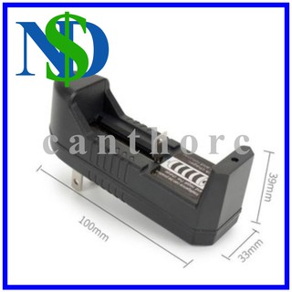 Bộ sạc pin 18650 3.7v 3,7v 1 cell Ultrafire Tự ngắt khi đầy dùng được cho pin 18650 và các loại pin lithium 4.2v 4,2v