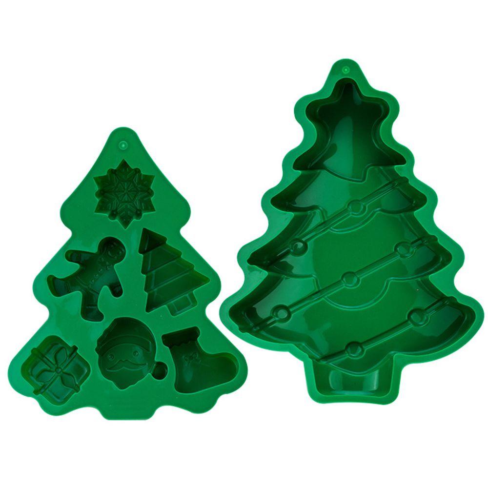 GOGOUP Khuôn Silicone Làm Bánh Kẹo 3D Chủ Đề Giáng Sinh