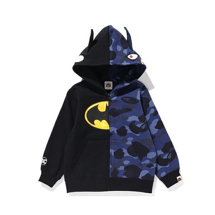Áo Hoodie Dài Tay In Hình Batman Cho Bé