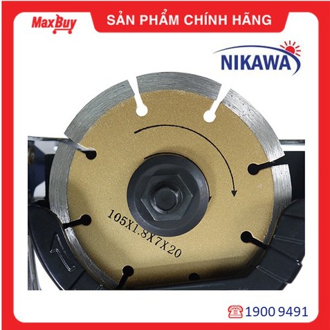 Máy Cắt Gạch Đá Đa Năng Nikawa NK-MC1400 thương hiệu Nhật, bảo hành chính hãng.