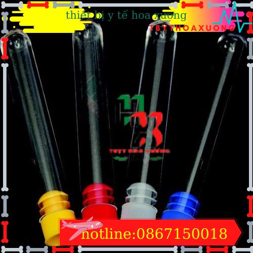 ống nghiệm nhựa PS trong suốt có nắp 5ml túi 250 cái