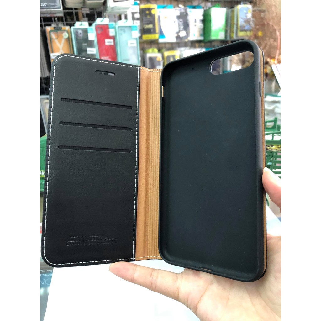 👉👉Sale Giá Rẻ 👉👉Bao Da Nuoku Chống Sốc iPhone 7 Plus Chính Hãng Có Ngăn Đựng Thẻ