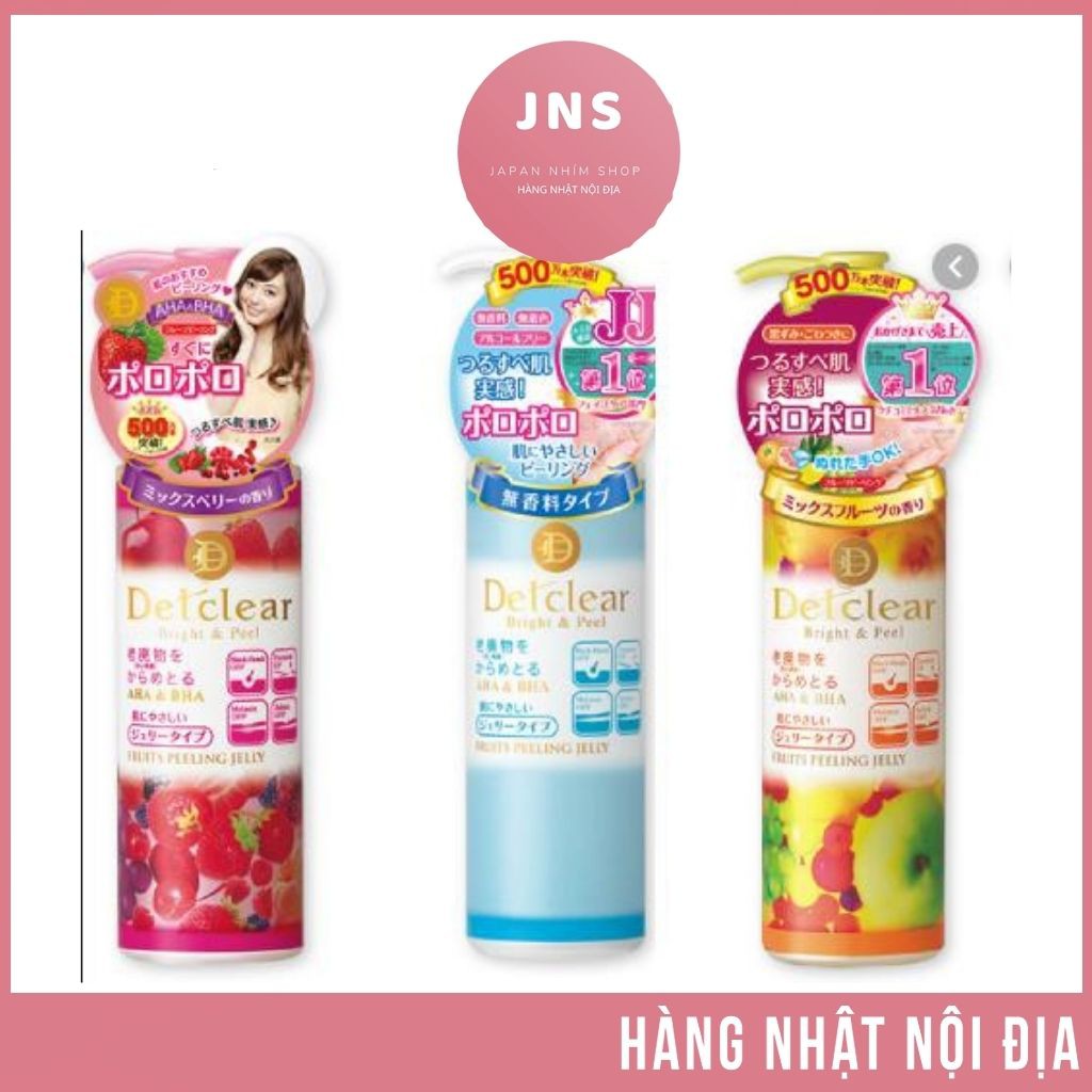 Tẩy da chết Detclear Nhật Bản 180ml