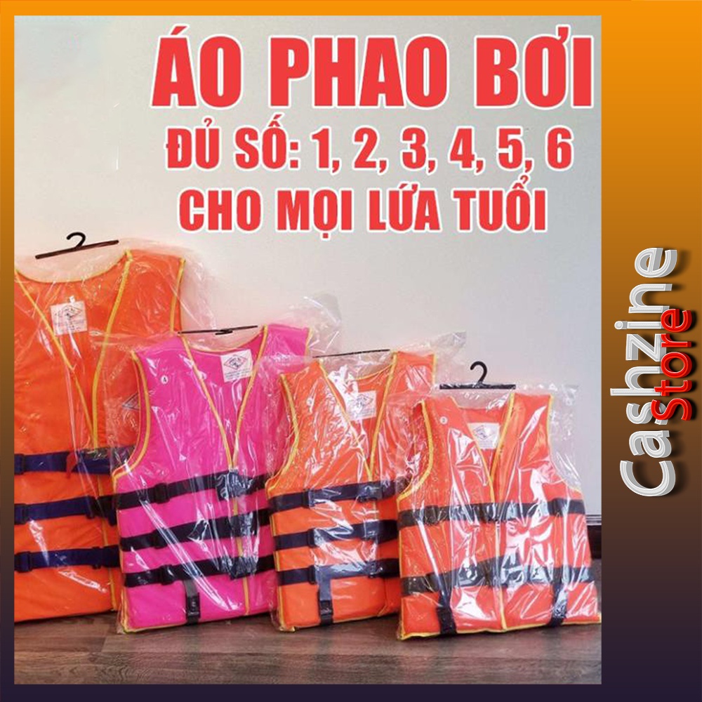 Phao bơi cho bé, áo phao cứu hộ siêu nhẹ - Trẻ em size 1,2,3