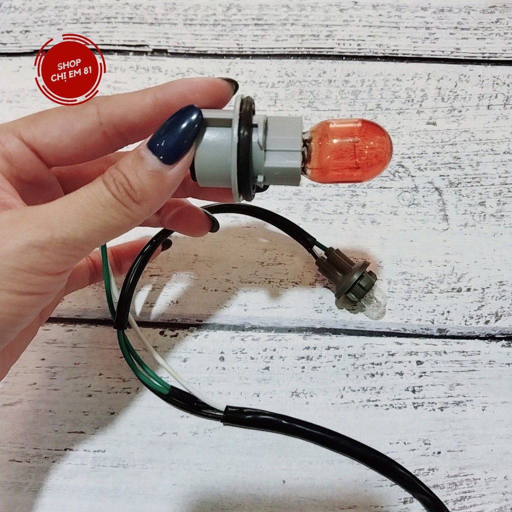 Dây xi nhan, đuôi xi nhan trước xe SH Việt kèm demi sương mù có sẵn bóng