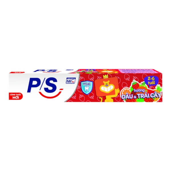 [Chính hãng] Kem Đánh Răng P/S 45g Trẻ Em (2-6 Tuổi)
