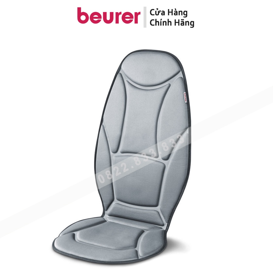 Đệm ghế massage ô tô beurer MG155, dễ dàng sử dụng với bộ chuyển đồi nguồn chuyên dụng dành cho ô tô