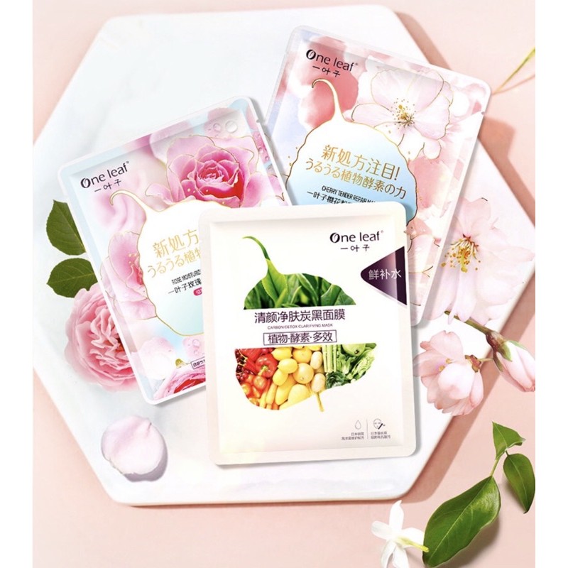 Set 21 mặt nạ chăm sóc da one leaf