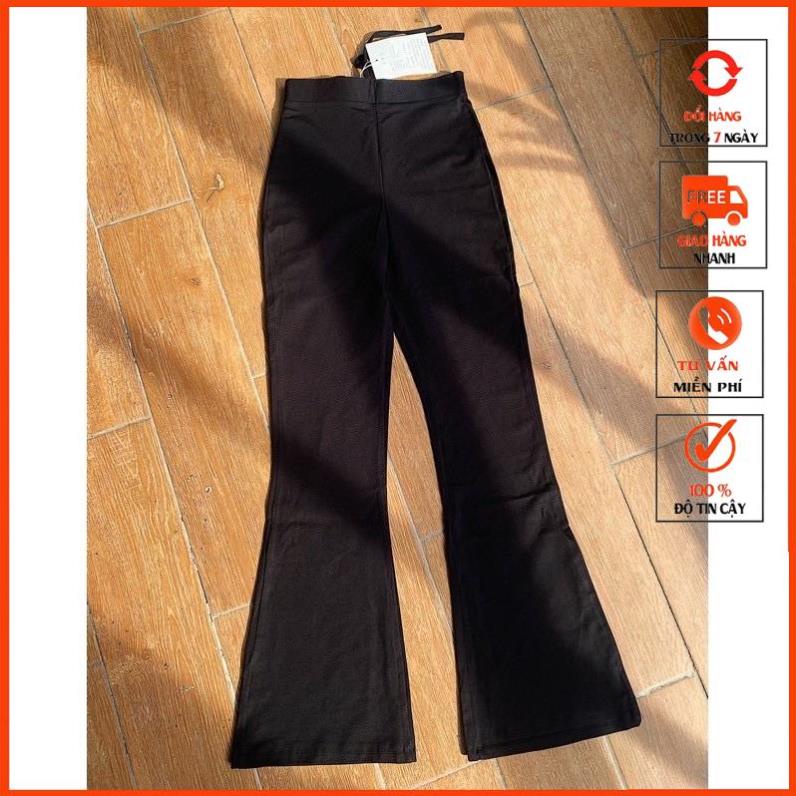 Quần Ống Loe Cạp Cao Dài Tôn Dáng m888