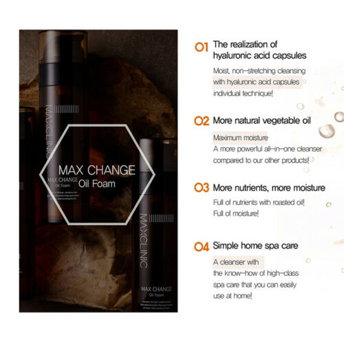 [MAXCLINIC] Bọt dầu thay đổi tối đa 110g / [MAXCLINIC] Max Change Oil Foam 110g