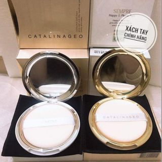 Phấn Geo Trắng siêu mịn Sempre Happy & Please Pact