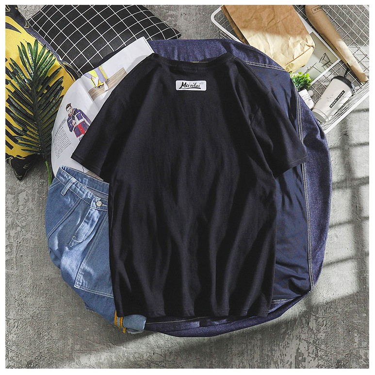 Áo thun unisex form rộng tay lỡ hinh tam giác trắng đen đỏ bền đẹp không xù | BigBuy360 - bigbuy360.vn