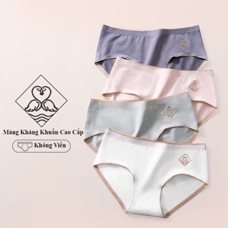 Quần Lót Cotton Không Viền Vải Co Giãn 4 Chiều, Lớp Lót Kháng Khuẩn Cao Cấp