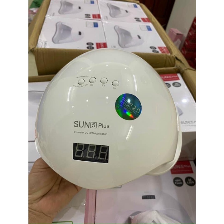 Máy hơ gel Sun5 Plus chính hãng 36 bóng đèn led dành cho học viên thực hành  - Phụ kiện nail Hà Chi