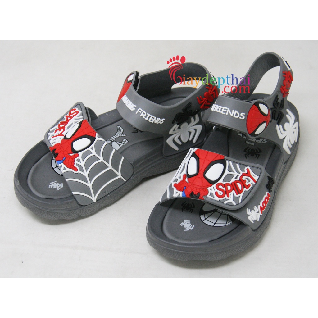 Giày sandal quai hậu Thái Lan Bé Trai siêu nhân người nhện Adda Spiderman 32E11/32E14 (Hình ngẫu nhiên)