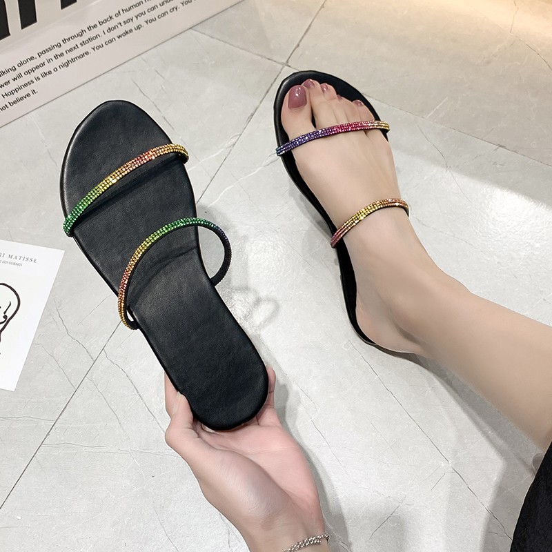 Dép xỏ ngón đính đá thời trang nữ size 35-43