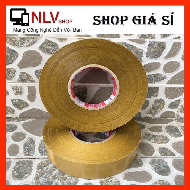 Băng keo 0.9kg loại Đục  Vàng 500Y #nlvshop2016