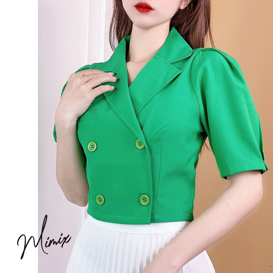 Áo vest croptop công sở thanh lịch MIMIX CF3095