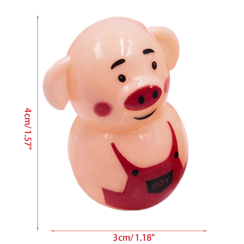 Đồ Chơi Lật Đật Hình Chú Heo Dễ Thương Cho Bé