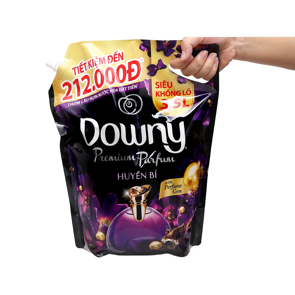 COMBO 2 túi Nước xả vải Downy Huyền bí 3.5 lít