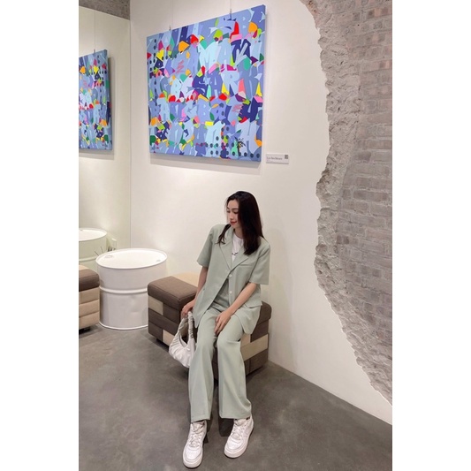 ZIEL Blazer ngắn tay | Nut Blazer