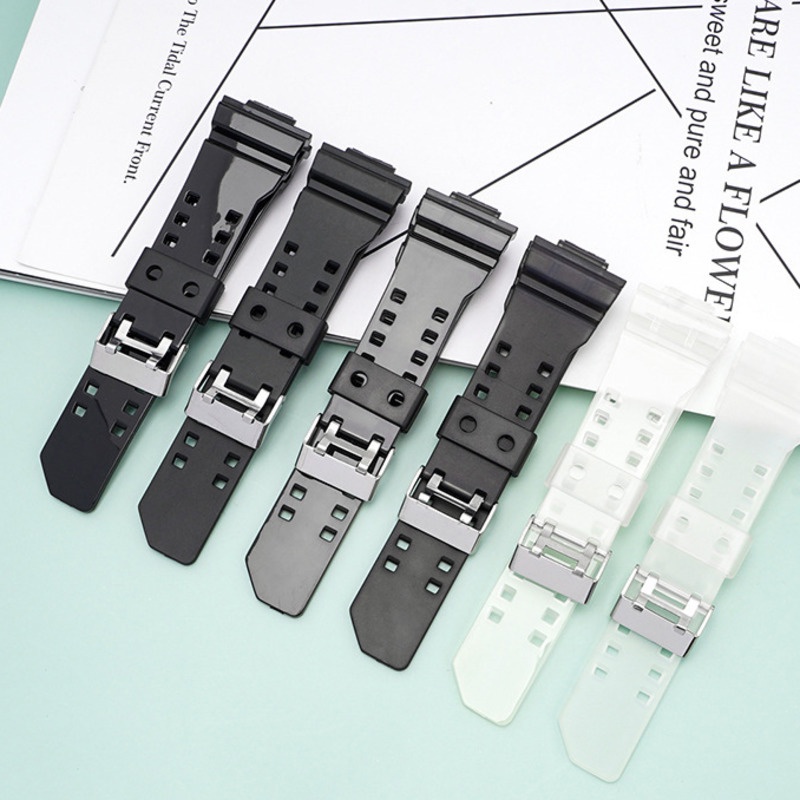 YIFILM Dây Đeo Thay Thế Cho Đồng Hồ Phù hợp Casio Gshock GA-110 GLS-100 GD-120 Bằng Silicone