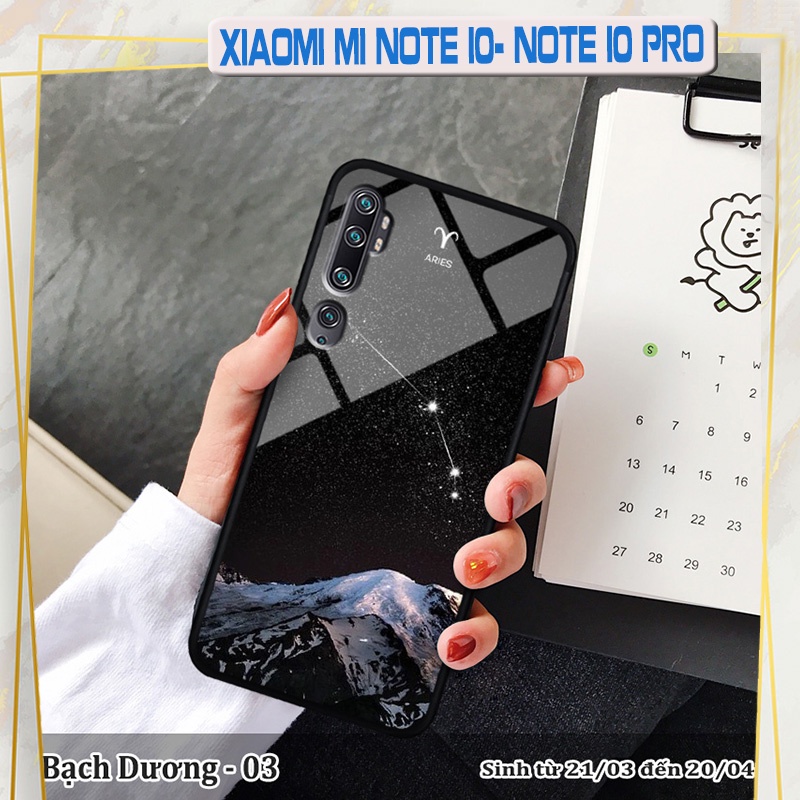 Ốp lưng cung hoàng đạo cho Xiaomi Mi Note 10/ Mi Note 10 Pro