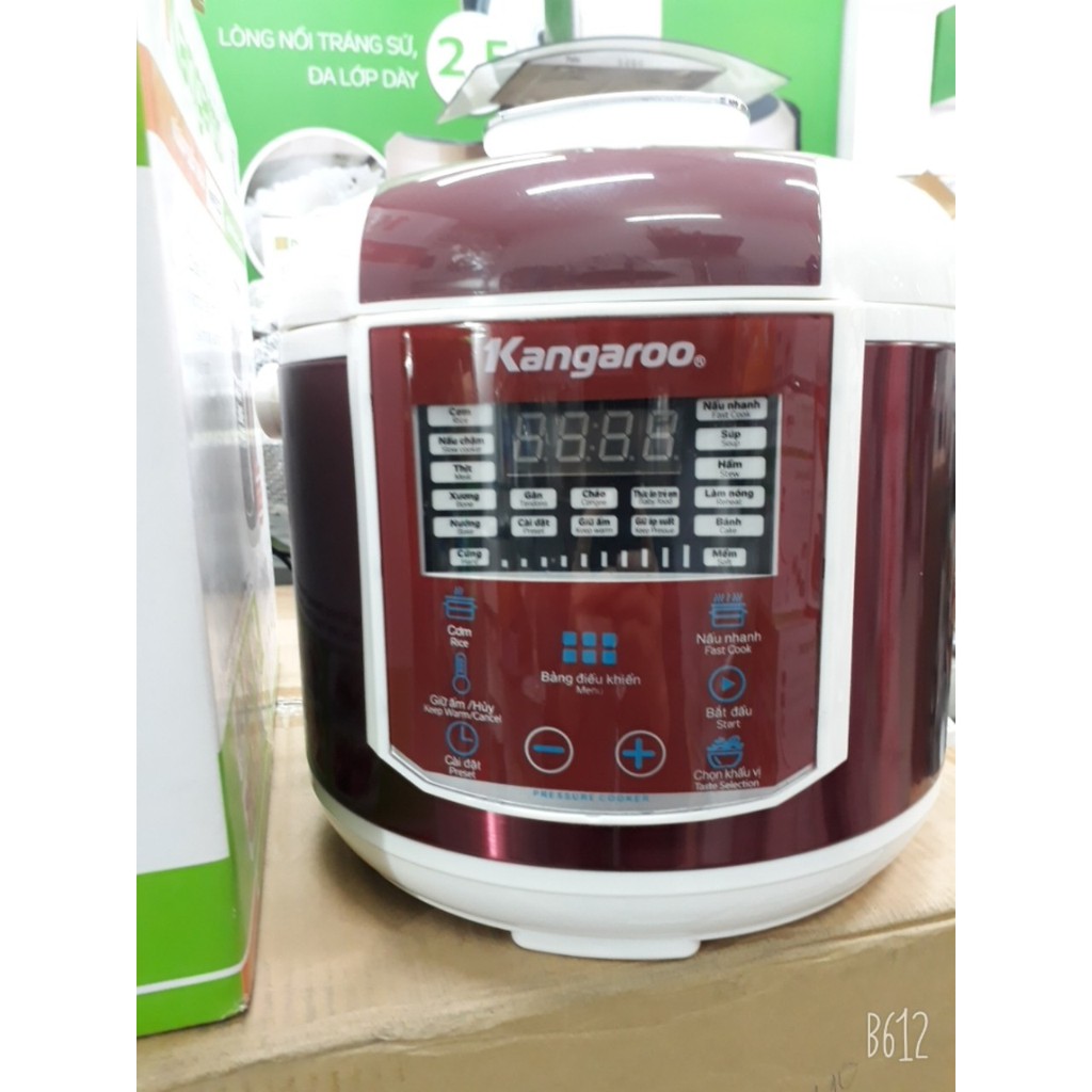 [Mã ELHADEV giảm 4% đơn 300K] NỒI ÁP SUẤT 5L KANGAROO KG-281 BẢO HÀNH CHÍNH HÃNG 12 THÁNG