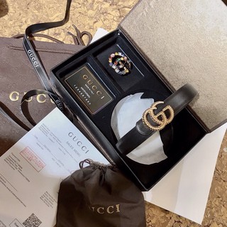 Dây lưng nữ thắt lưng dây nịt bản nhỏ mặt  chữ G đầu rồng dây da màu đen lì mềm hàng cao cấp kèm Hộp Túi Giấy