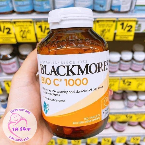 ( Mẫu Mới) Vitamin C Bio C Blackmores 1000mg 150 Viên Úc Hỗ Trợ Sáng Da, Tăng Đề Kháng