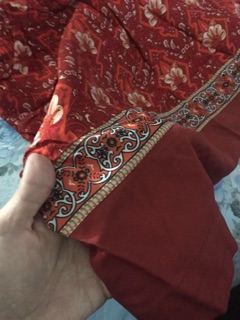 CÓ SẴN/ ORDER | Boho Style | Váy boho thổ cẩm đỏ Retro