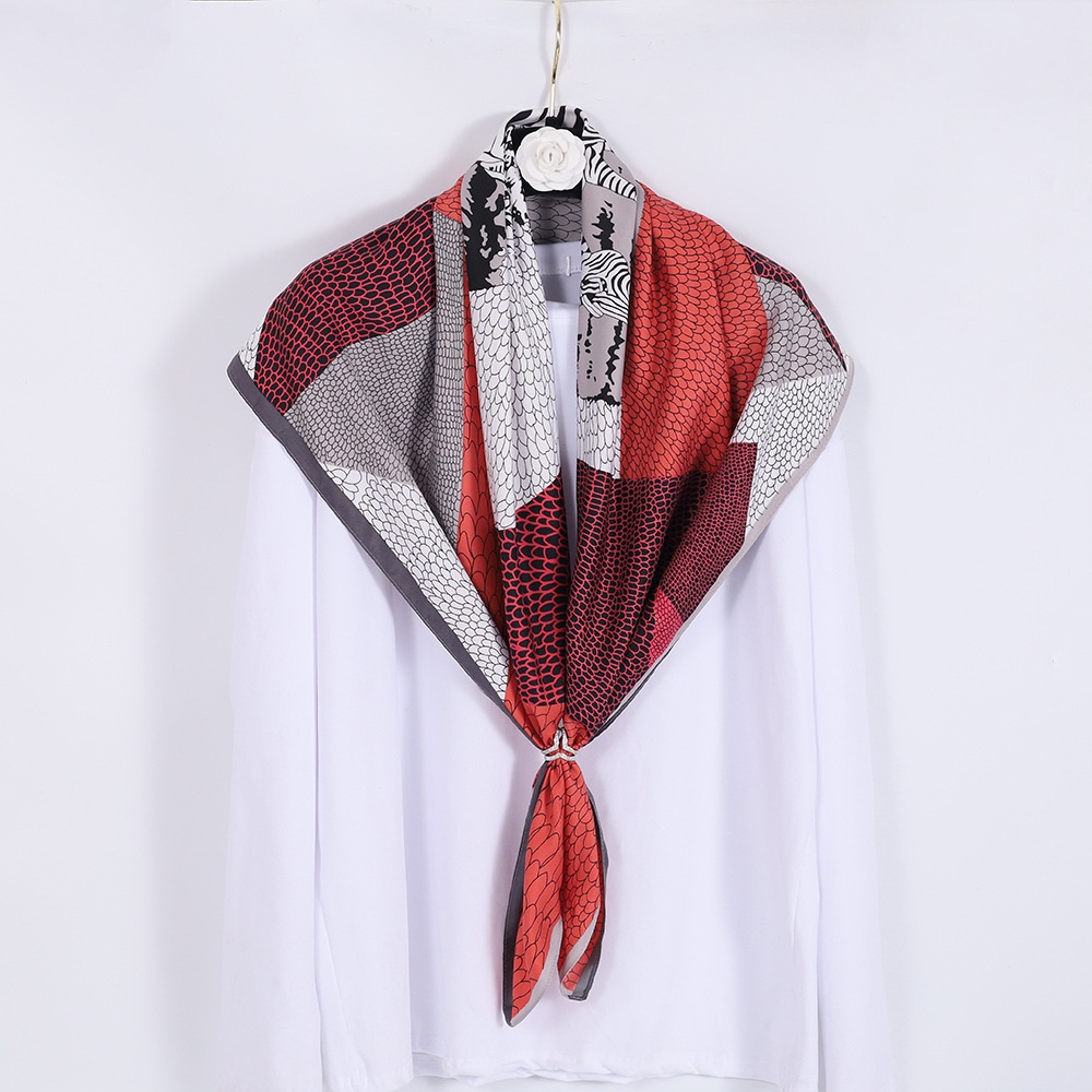 Khăn Choàng Chống Nắng In Họa Tiết Thời Trang Khổ 90cm(35.4inch) Tudung WJ1007-37-01