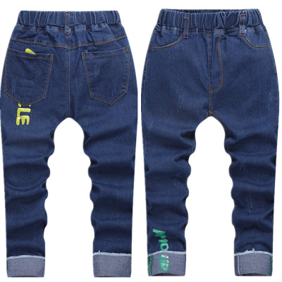 Korean boy jeans stretch 5-12Years