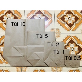 Combo 100 túi xi măng đựng hàng 0,5