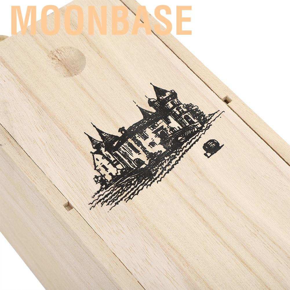 Moonbase Retro Red Wine Bottle Box Portable Delicate Wooden Storage Container Gift Cas HG