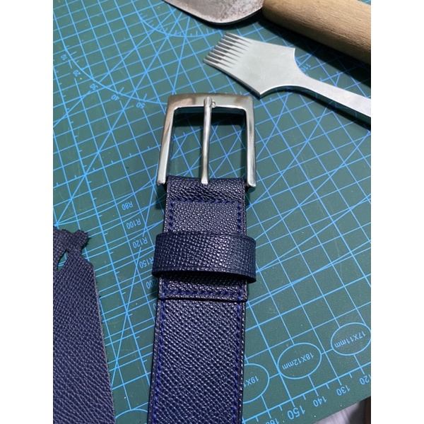 dây nịt da bò thật handmade