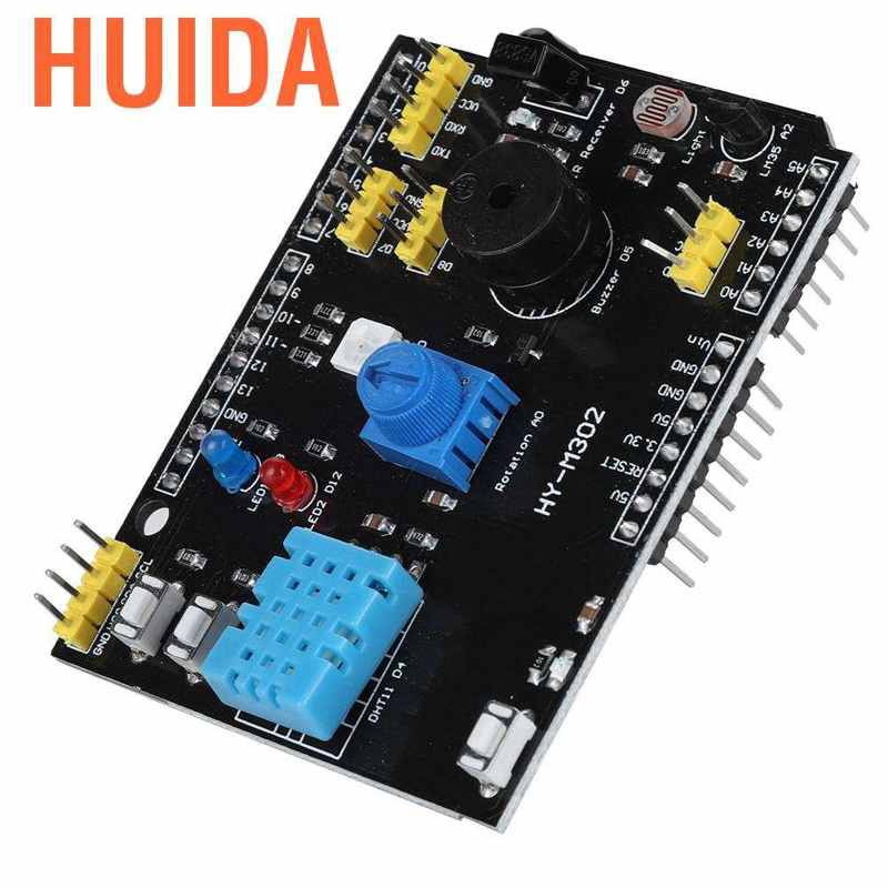 Bản Mạch Mở Rộng Đa Năng 9 Trong 1 Cho Arduino R 3 Lm 35 / Dht 11