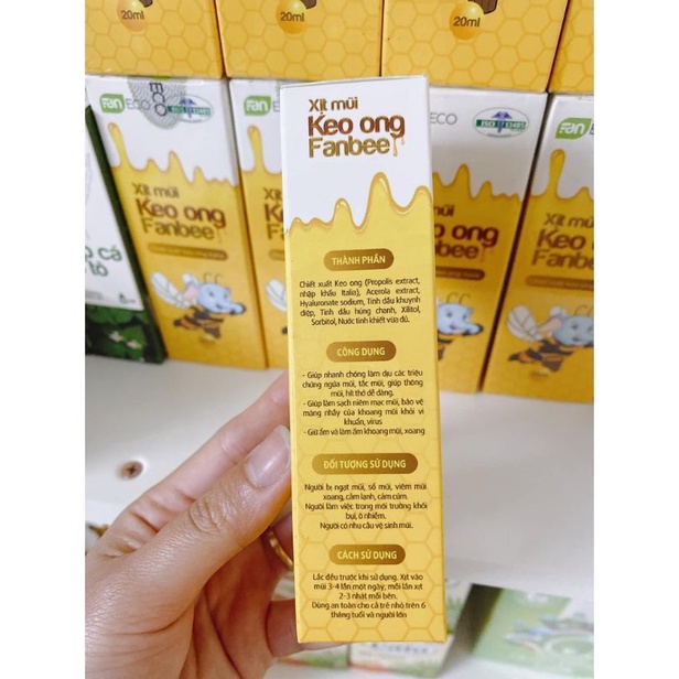 Xịt mũi keo ong Faneco