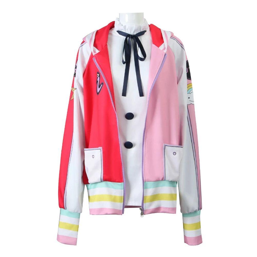 Sweetjohn Áo Khoác cosplay Nhân Vật Hoạt Hình Nhật Bản Dáng Dài Màu Đỏ uta show