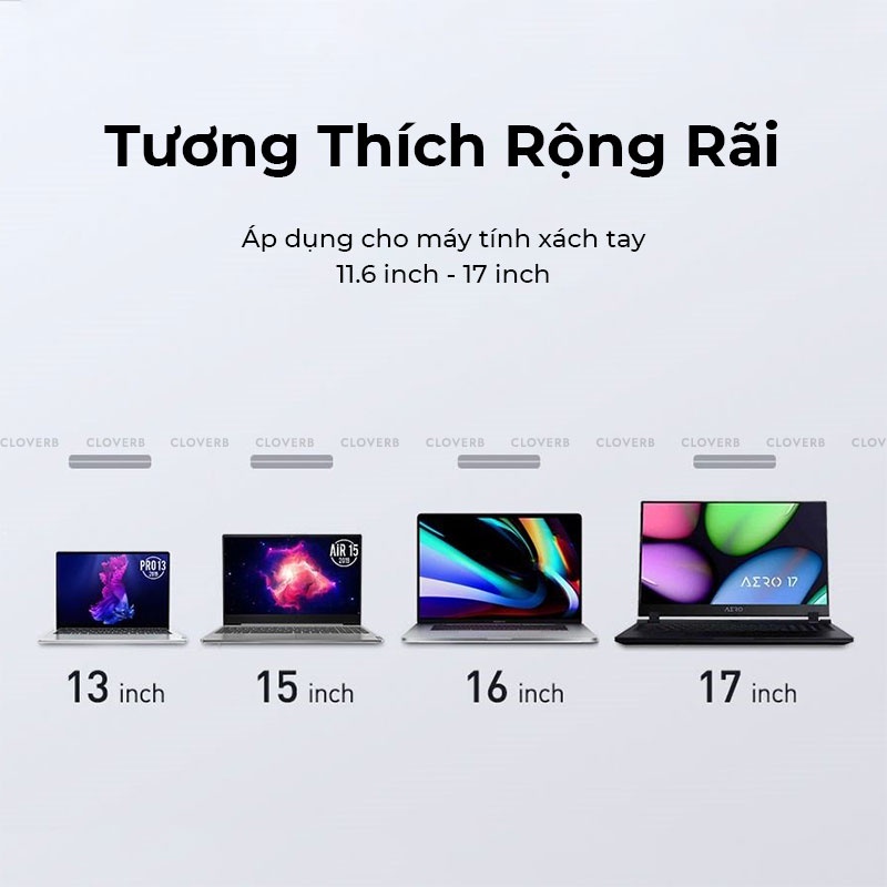 Baseus - Giá Đỡ Laptop Papery Thiết Kế Mỏng 0.3cm, Dễ Dàng Xếp Gọn, Làm Từ Hợp Nhôm, Góc Nghiên 8 Độ Hỗ Trợ Tản Nhiệt