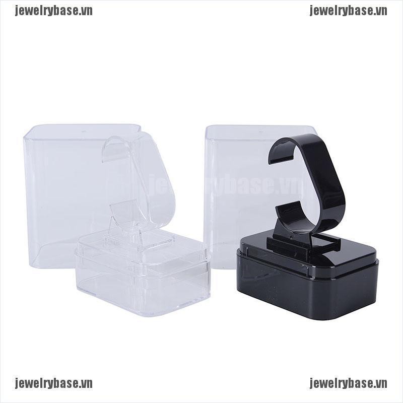 [Base] 1x plastic watch display holder stand rack showcase tool stand case winder [VN]