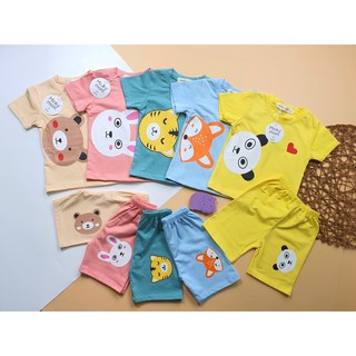 Combo 4 bộ cộc cotton