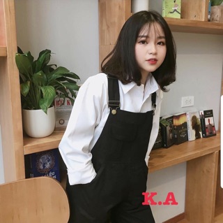 Yếm kaki 2 túi