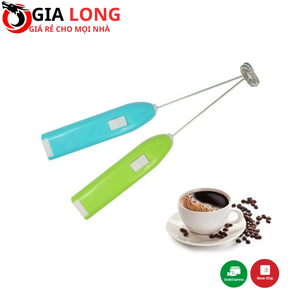 Máy Đánh Trứng Tạo Bọt Cafe Cầm Tay Mini Sử Dụng Pin 3A Kèm 3 Nút Điều Chỉnh Tốc Độ