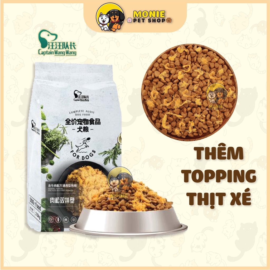 [Hoả tốc] Hạt Captain cho Poodle, chó nhỏ mix topping