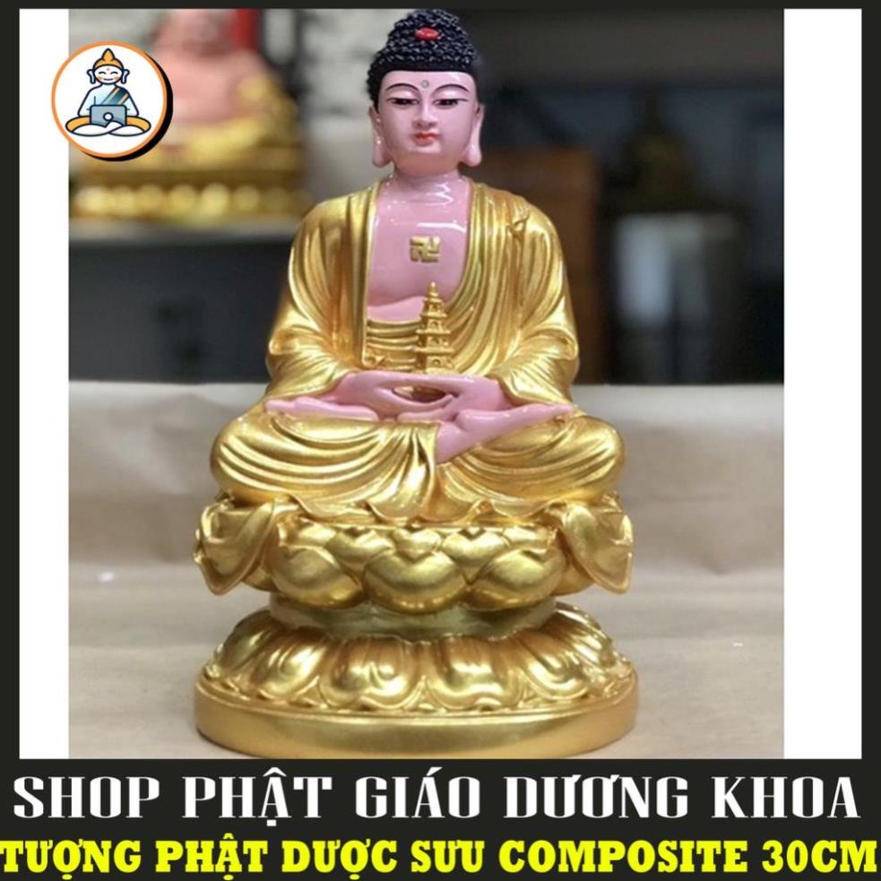 Tôn Tượng Phật Dược Sư Cao composite 30CM cực đẹp